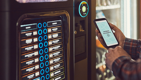 Distributore automatico di snack e bevande a Schio