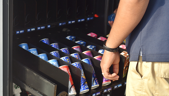 Distributore automatico di snack e bevande a Schio